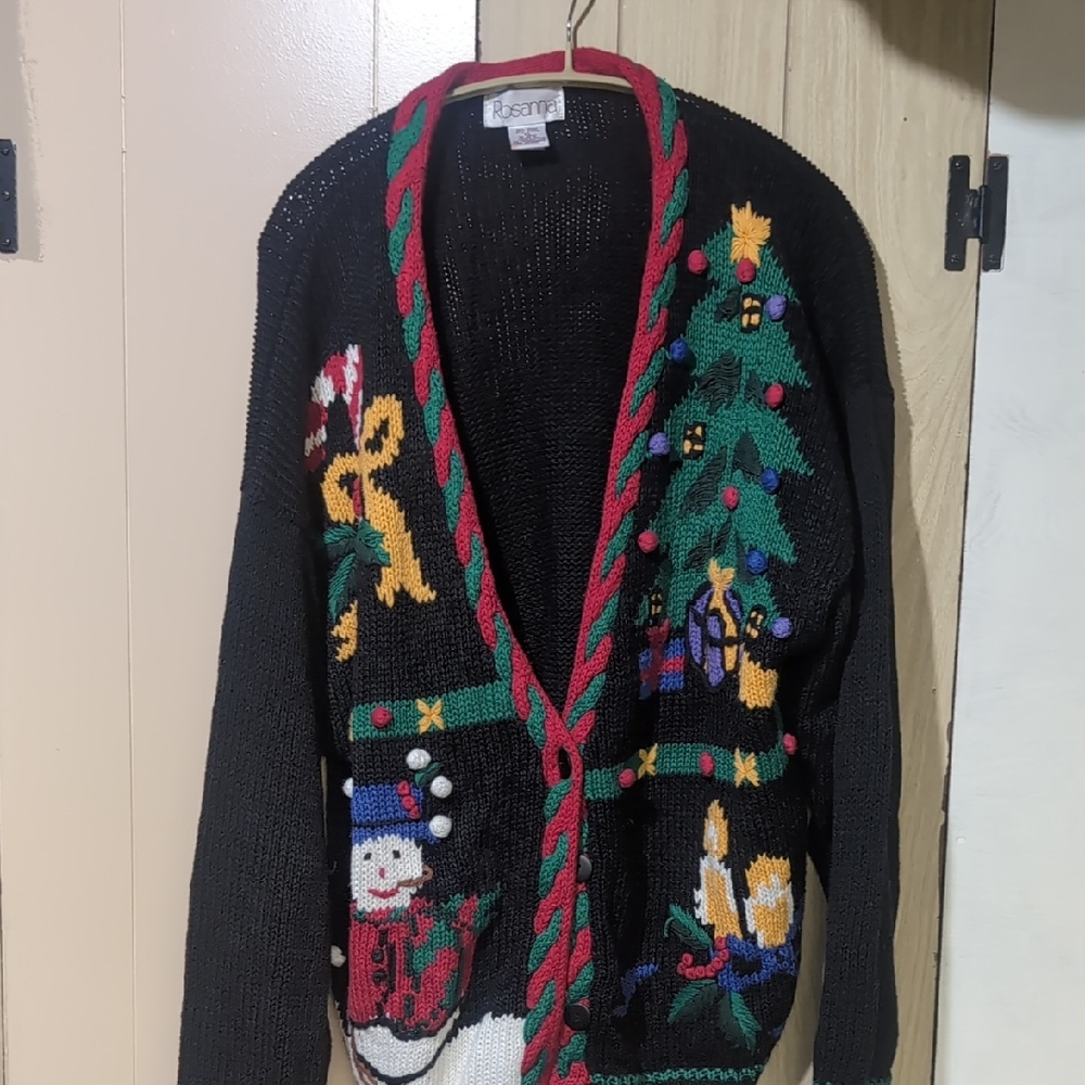 Rosanna Black Festive Cardigan